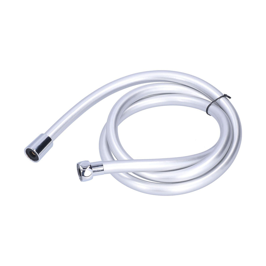 PVC Shower Hose 1.5m Shower Head Hose Water Heater Hose Smooth Explosion Proof Silver for Bathroom