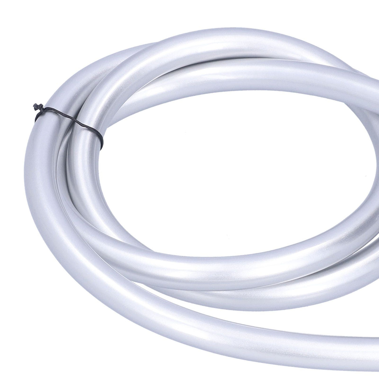 PVC Shower Hose 1.5m Shower Head Hose Water Heater Hose Smooth Explosion Proof Silver for Bathroom