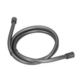 PVC Shower Hose 1.5m Handheld Shower Hose Smooth and Anti Entanglement Durable Shower Tube Grey for Bathroom - Close-Up Angle