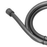 PVC Shower Hose 1.5m Handheld Shower Hose Smooth and Anti Entanglement Durable Shower Tube Grey for Bathroom