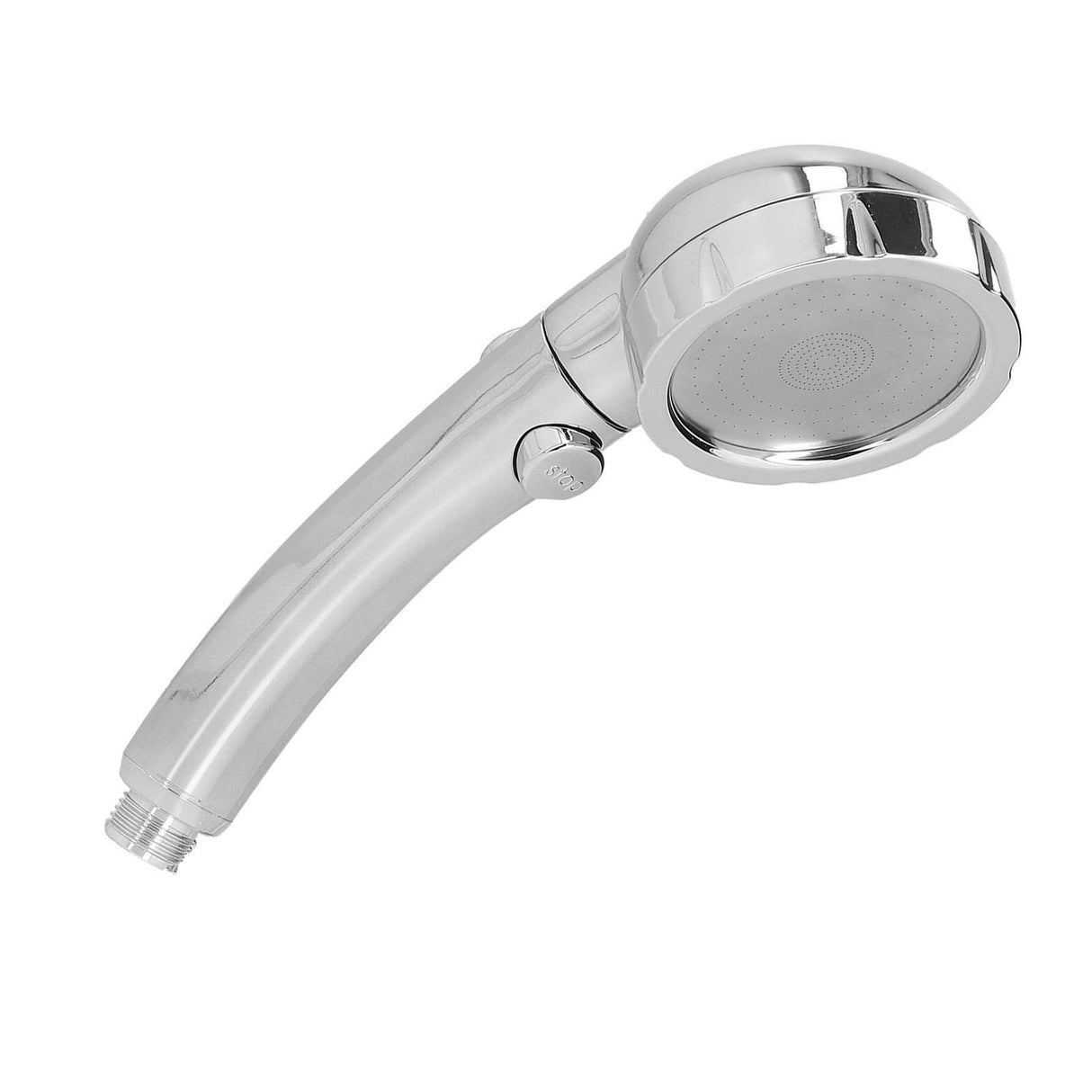 Shower Head Portable Handheld 360 Degree Rotating Three Modes Pressure One Button Water Stop Shower