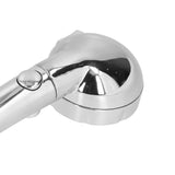Shower Head Portable Handheld 360 Degree Rotating Three Modes Pressure One Button Water Stop Shower