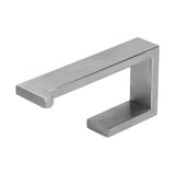 Towel Bar Quadrate Design Stainless Steel Rack Modern Style Bath Accessories for Kitchen Hotel - Close-Up Angle