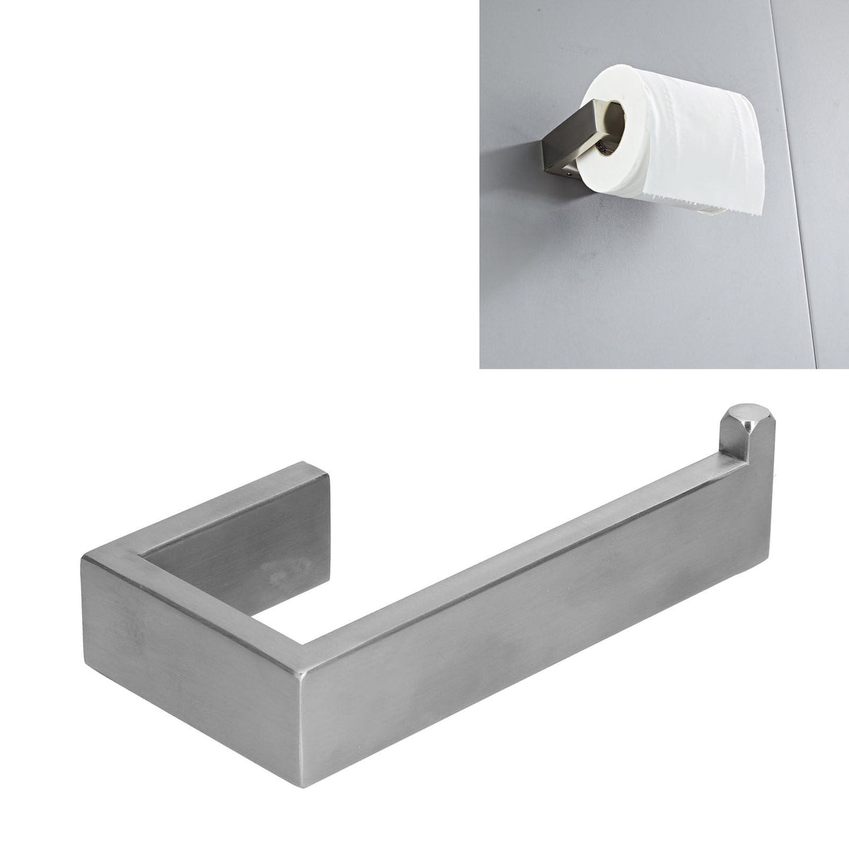 Towel Bar Quadrate Design Stainless Steel Rack Modern Style Bath Accessories for Kitchen Hotel