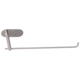 Plastic Wrap Rack Stainless Steel Wall Mounted Paper Towel Rack Paper Roll Holder for Kitchen Bathroom - Front View