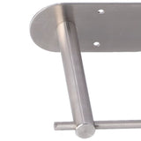 Plastic Wrap Rack Stainless Steel Wall Mounted Paper Towel Rack Paper Roll Holder for Kitchen Bathroom - Extra Image