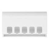 Wall Mounted Toothbrush Holder Detachable Toothbrush Organizer for Bathroom Home Hotel - Side View