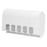 Wall Mounted Toothbrush Holder Detachable Toothbrush Organizer for Bathroom Home Hotel