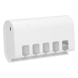 Wall Mounted Toothbrush Holder Detachable Toothbrush Organizer for Bathroom Home Hotel