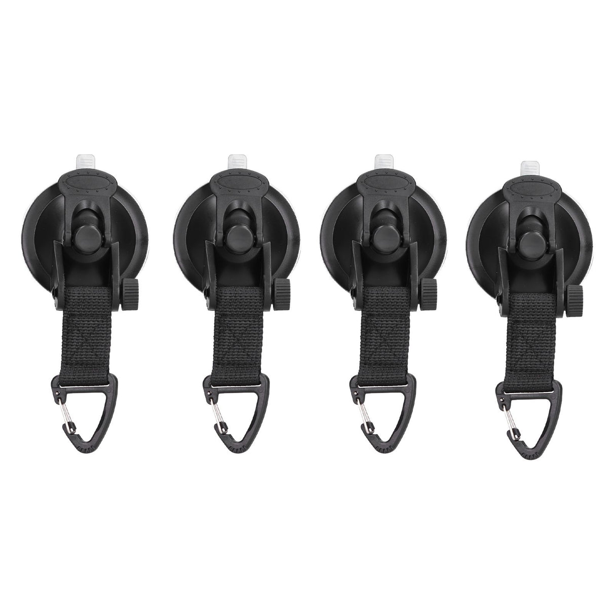 4Pcs Heavy Duty Suction Cup Anchor Tie Down Portable Strong Suction Cup Hook for Camping Travel OutdoorTriangular Buckle