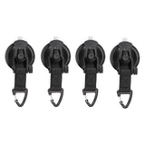 4Pcs Heavy Duty Suction Cup Anchor Tie Down Portable Strong Suction Cup Hook for Camping Travel OutdoorTriangular Buckle