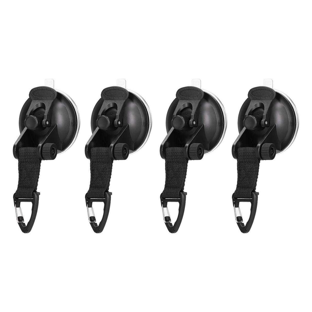 4Pcs Heavy Duty Suction Cup Anchor Tie Down Portable Strong Suction Cup Hook for Camping Travel OutdoorTriangular Buckle