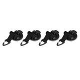 4Pcs Heavy Duty Suction Cup Anchor Tie Down Portable Strong Suction Cup Hook for Camping Travel OutdoorTriangular Buckle