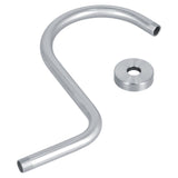 Shower Arm S Shape Gooseneck Stainless Steel Shower Head Extension Arm Bathroom NPT Shower Head Arm for Home233 Brushed