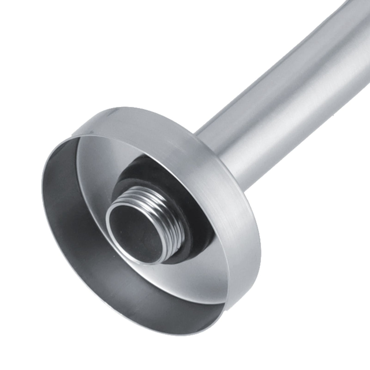 Shower Arm S Shape Gooseneck Stainless Steel Shower Head Extension Arm Bathroom NPT Shower Head Arm for Home233 Brushed