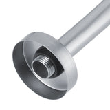 Shower Arm S Shape Gooseneck Stainless Steel Shower Head Extension Arm Bathroom NPT Shower Head Arm for Home233 Brushed - Extra Image