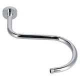 Shower Arm S Shape Gooseneck Stainless Steel Shower Head Extension Arm Bathroom NPT Shower Head Arm for Home233 Electroplate