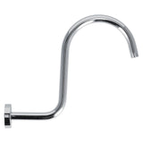 Shower Arm S Shape Gooseneck Stainless Steel Shower Head Extension Arm Bathroom NPT Shower Head Arm for Home233 Electroplate