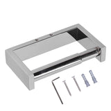 Wall Mounted Paper Roll Holder 304 Stainless Steel Toilet Paper Rack Home Bathroom Hardware Set - Side View