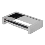 Wall Mounted Paper Roll Holder 304 Stainless Steel Toilet Paper Rack Home Bathroom Hardware Set - Rear View