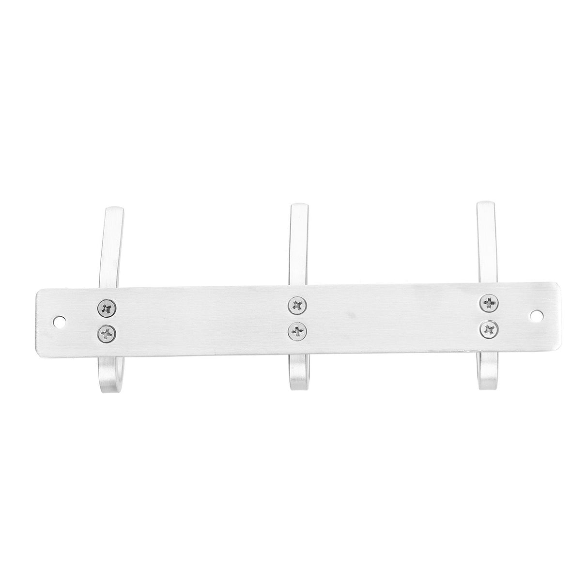 Wall Mounted Kitchen Hanger with 3 Hooks 304 Stainless Steel Punching Cloth Hook for Bathroom