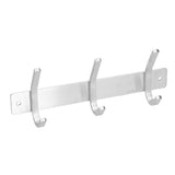 Wall Mounted Kitchen Hanger with 3 Hooks 304 Stainless Steel Punching Cloth Hook for Bathroom - Extra Image