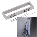 Stainless Steel Towel Rack Bathroom Towel Holder Wall Mounted Towel Bar Square Thicken Towel Hanger