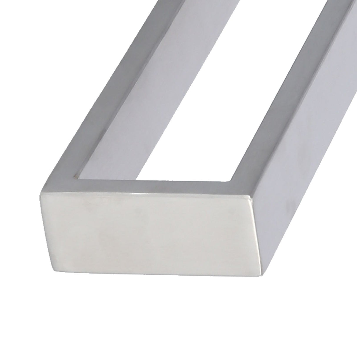 Stainless Steel Towel Rack Bathroom Towel Holder Wall Mounted Towel Bar Square Thicken Towel Hanger