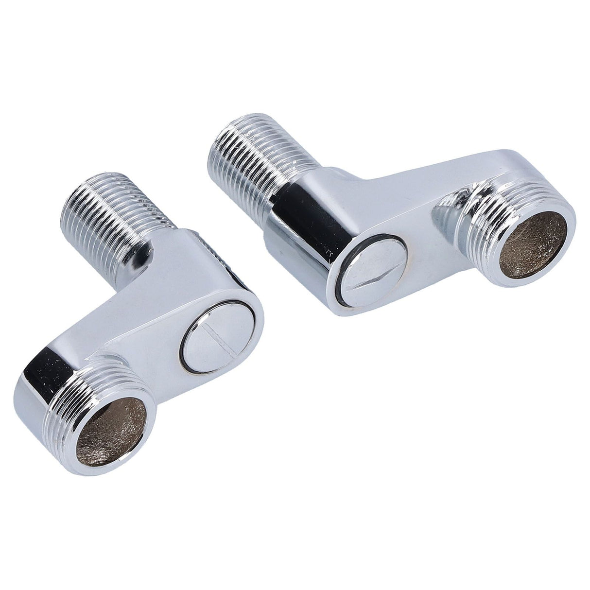 G1/2 to G3/4 Shower Mixer Faucet Swing Arm Adapter Cold Hot Water Pipe Fixed Accessory for Bathroom