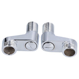 G1/2 to G3/4 Shower Mixer Faucet Swing Arm Adapter Cold Hot Water Pipe Fixed Accessory for Bathroom - Top-Down View