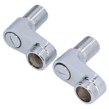 G1/2 to G3/4 Shower Mixer Faucet Swing Arm Adapter Cold Hot Water Pipe Fixed Accessory for Bathroom
