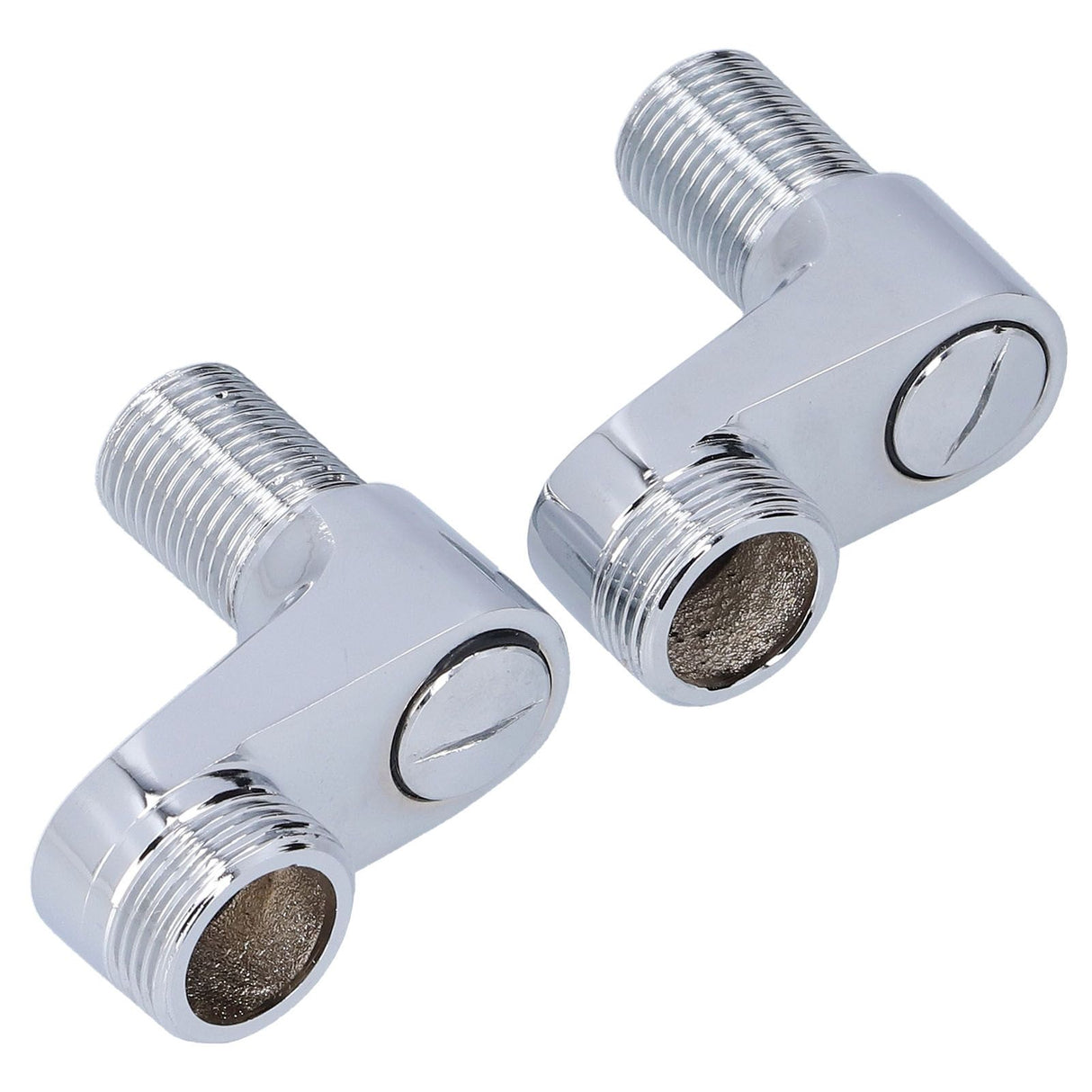 G1/2 to G3/4 Shower Mixer Faucet Swing Arm Adapter Cold Hot Water Pipe Fixed Accessory for Bathroom