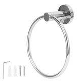 Stainless Steel Towel Ring Simple Rustproof Retro Bathroom Hand Towel Ring for Bathroom Kitchen223030 Bright Towel Ring