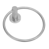 Stainless Steel Towel Ring Simple Rustproof Retro Bathroom Hand Towel Ring for Bathroom Kitchen223130 Brushed Towel Ring - Rear View