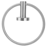 Stainless Steel Towel Ring Simple Rustproof Retro Bathroom Hand Towel Ring for Bathroom Kitchen223130 Brushed Towel Ring