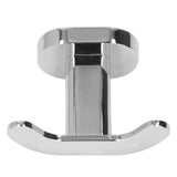 Towel Hooks Zinc Alloy Material Retro Style Space Saving Light Weight Decorative 2 Hooks Hanger for Bathroom - Top-Down View