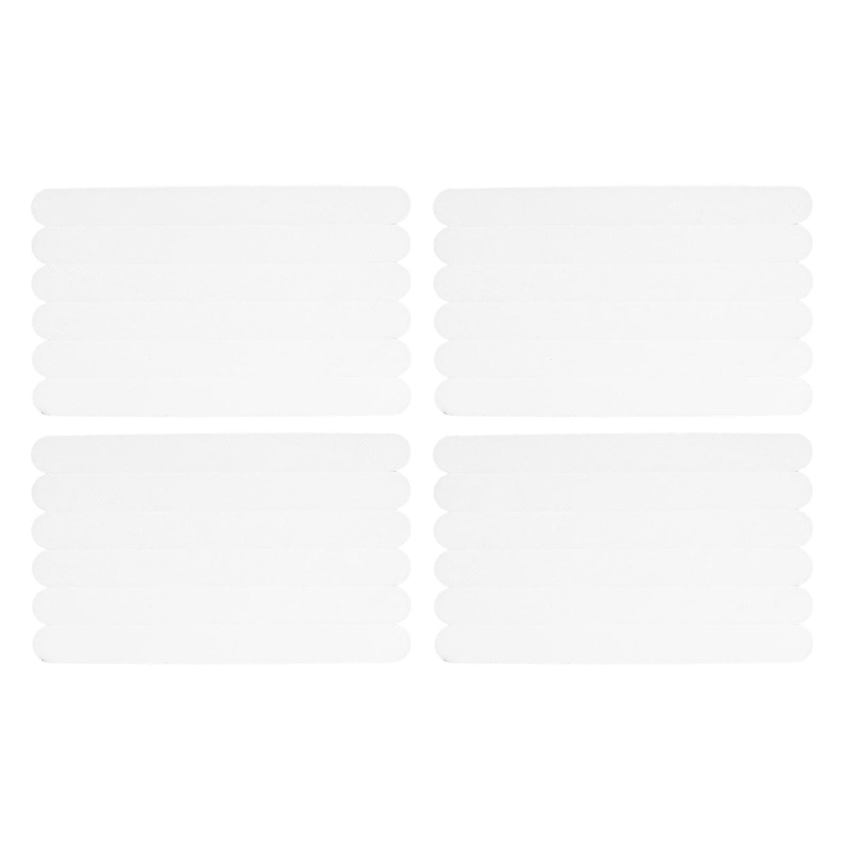 24pcs Bath Security Stickers Bath Tub Adhesive Treads for Bathtubs Showers Stairs and Floors