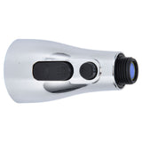Faucet Spray Head G1/2 Brushed Silver 3 Functions Pull Down Sprayer Nozzle for Kitchen01 Type - Side View