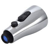 Faucet Spray Head G1/2 Brushed Silver 3 Functions Pull Down Sprayer Nozzle for Kitchen01 Type