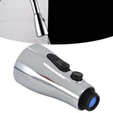 Faucet Spray Head G1/2 Brushed Silver 3 Functions Pull Down Sprayer Nozzle for Kitchen01 Type - Extra Image