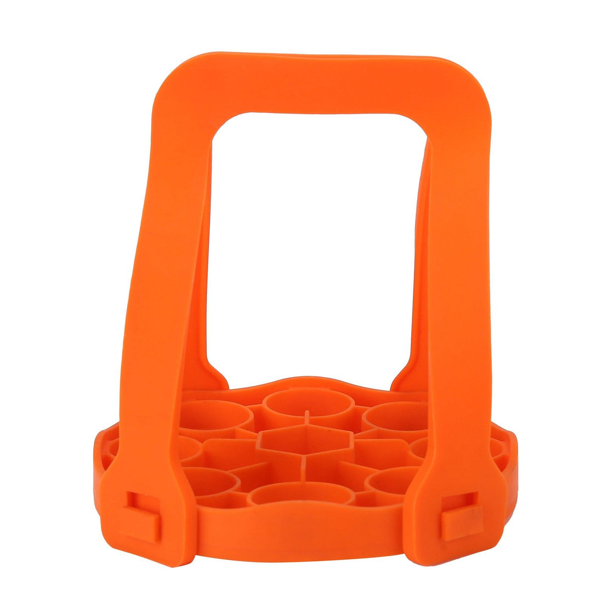 9Hole Silicone Egg Steamer Rack AntiScalding Pressure Cooker Sling Heat Insulation Pad(Orange )