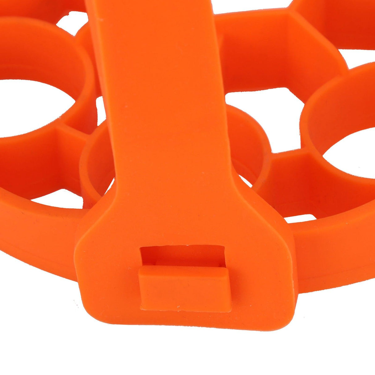 9Hole Silicone Egg Steamer Rack AntiScalding Pressure Cooker Sling Heat Insulation Pad(Orange )