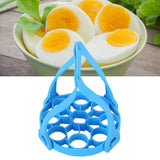 9Hole Silicone Egg Steamer Rack AntiScalding Pressure Cooker Sling Heat Insulation Pad(Blue ) - Extra Image