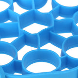 9Hole Silicone Egg Steamer Rack AntiScalding Pressure Cooker Sling Heat Insulation Pad(Blue ) - Extra Image