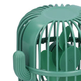 Mini Fan Cactus Shape Shaking Head Low Noise USB Charging Office Student Desktop Fan for Home Office - Extra Image