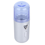 30ml Mini Face Humidifier USB Charging Portable Face Misting Hydrating Mist Sprayer - Top-Down View