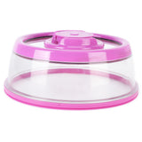 Vacuum Food Sealer Cover with FreshnessKeeping Film Food Sealer Lid for Home Kitchen(Purple )