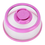 Vacuum Food Sealer Cover with FreshnessKeeping Film Food Sealer Lid for Home Kitchen(Purple )