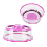 Vacuum Food Sealer Cover with FreshnessKeeping Film Food Sealer Lid for Home Kitchen(Purple )