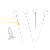 Stainless Steel Potato Cutter Hand Crank Potato Spiral Cutter Kitchen Accessory for Home - Front View